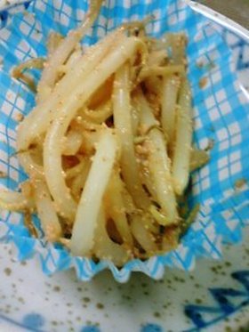 ～材料3つで簡単お弁当おかず明太もやし～