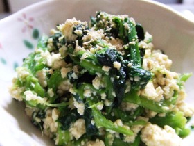ほうれん草と豆腐の白和え