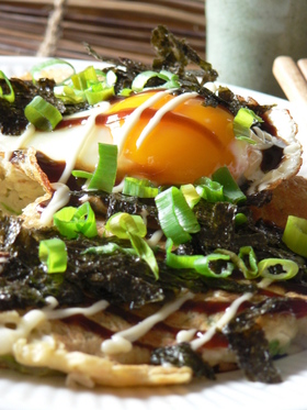 え～？！白菜でお好み焼き♪