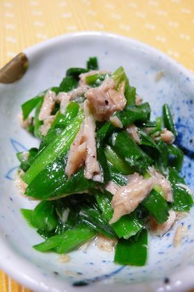 ★　ニラとツナのレモン風味　★