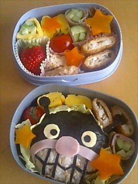 キャラ弁　バイキンマン編