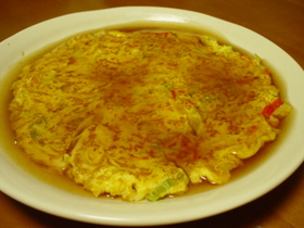 ♡◎チープにカニカマかに玉♪甘酢あんかけ