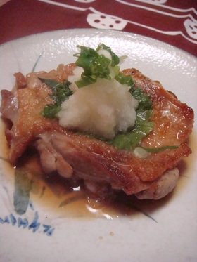 簡単うま～い♫♬鶏肉のおろしポン酢のせ♪