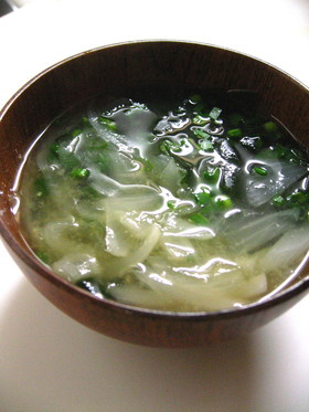 玉ねぎがおいしい味噌汁