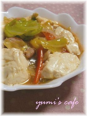 ﾟ.+:｡豆腐と野菜の中華あんﾟ.+:｡
