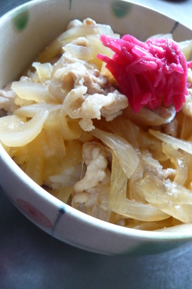 あっさり豚丼