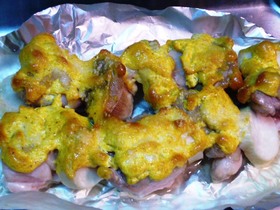 お弁当のメインおかず～鶏のカレーマヨ焼き