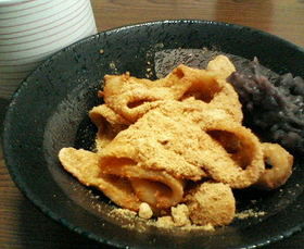 きなこたっぷり☆豆腐でやせうま