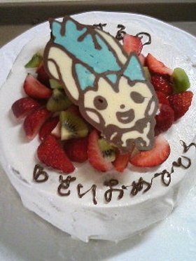 キャラデコ・ポケモン・パチリスケーキ