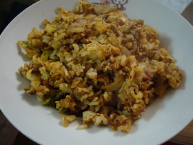 （●＾o＾●）☆キムチ納豆チャーハン☆