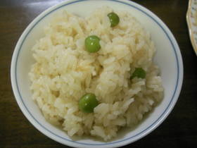 ほっこりグリーンピースのまぜご飯