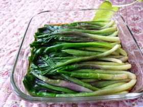 春の香り✿行者にんにく漬け