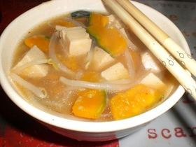 高野豆腐が主役☆のお汁