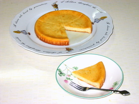 水切りヨーグルトで⑦超低㌍チーズケーキ♡