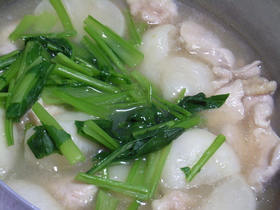 かぶと鶏肉の含め煮