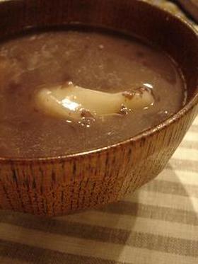 お一人様用☆レンジde即席お汁粉♪♪