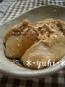 ヤミツキ食感☆豆乳寒天もち