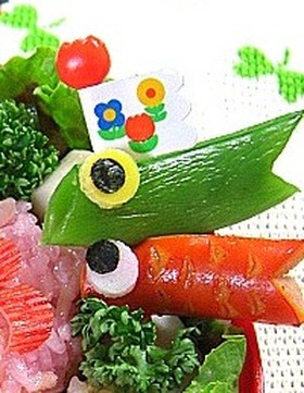 こいのぼり*キャラ弁のおかず