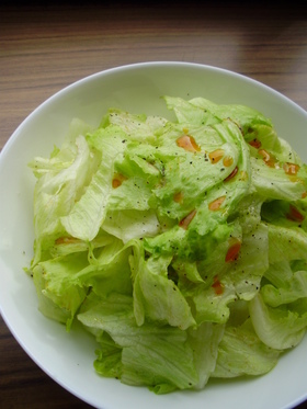 レタスだけ☆ピリ辛サラダ