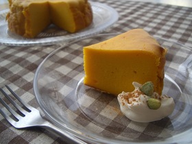 濃厚&しっとり★かぼちゃのチーズケーキ