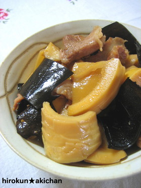 筍とあらめの旨煮