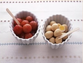 うずらの卵とトマトのピクルス