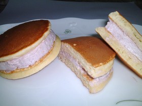 あんこクリーム入りどら焼き