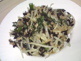 簡単早い安い！にらともやしのツナサラダ♪