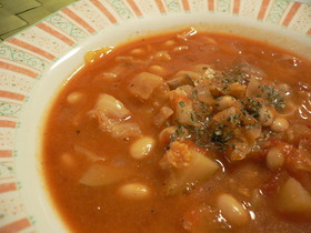 大豆たっぷり☆トマトクリームスープ