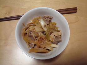 豚肉・野菜　ポン酢だけでさっぱり煮物