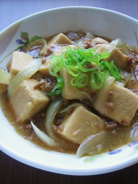 高野豆腐の中華煮