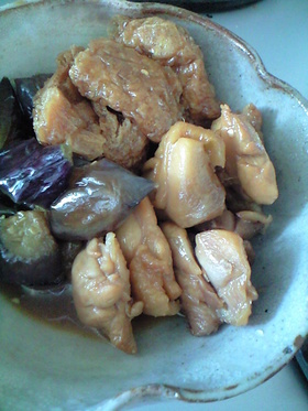 切って煮るだけ☆鶏とナスの照り焼き煮☆