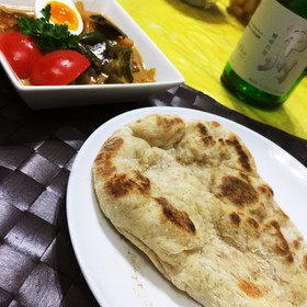 フライパンで焼く☆もっちもちのナン