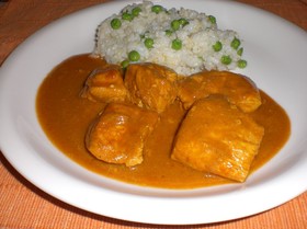 タンドリーチキン☆グリーンピースご飯添え