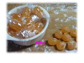 のどにやさしいやわらか梨飴＆クリーム♪