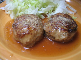 さっぱり味の豆腐入りつくね