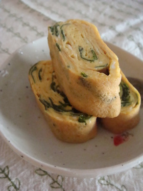 ✿ฺわかめ✿ฺ入り玉子焼き