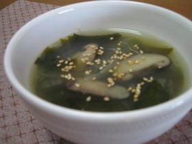 韓国風わかめスープ