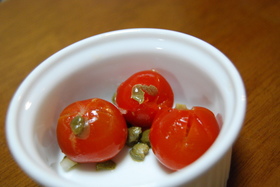 プチトマトのマリネ
