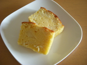 リンゴのパウンドケーキ☆メープル風味