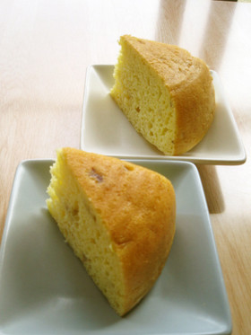 炊飯器☆ノンオイルバナナヨーグルトケーキ