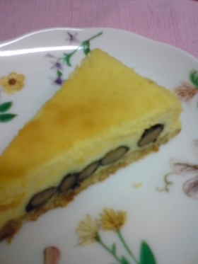 黒豆チーズケーキ