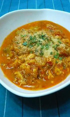 冷蔵庫の中の物全部入れちゃえトマトスープ