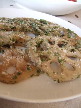 八百屋さんおすすめ!れんこん青海苔チーズ