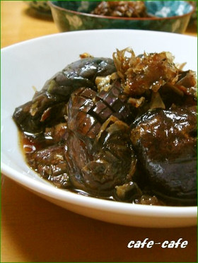 簡単！茄子だけ☆なすの甘辛煮