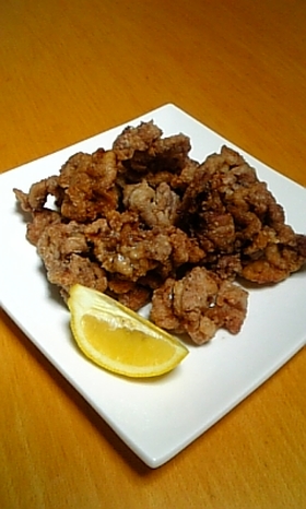 節約♪小間切豚肉の竜田揚げ