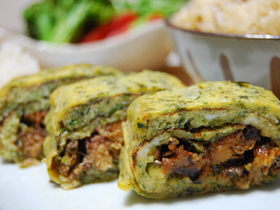 いわし巻き玉子焼き