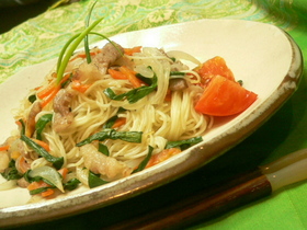 簡単エスニックそうめんチャンプルー☪ฺ 