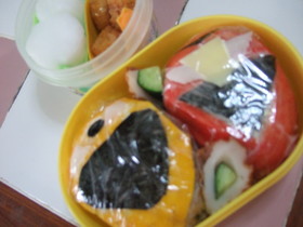 男の子のキャラ弁★ゴーオンジャー弁当