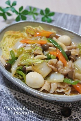 めんつゆで簡単★和風あんかけ焼きそば